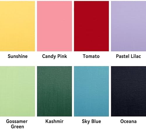 AUREUO Pastel Acrylic Paint Set - 8 Vintage Spring Colors, 0.71 Fl Oz (21ml) Tubes for Floral Painting, Mother's Day Crafts, Home Décor, Non-Toxic High Pigment Artist Paints