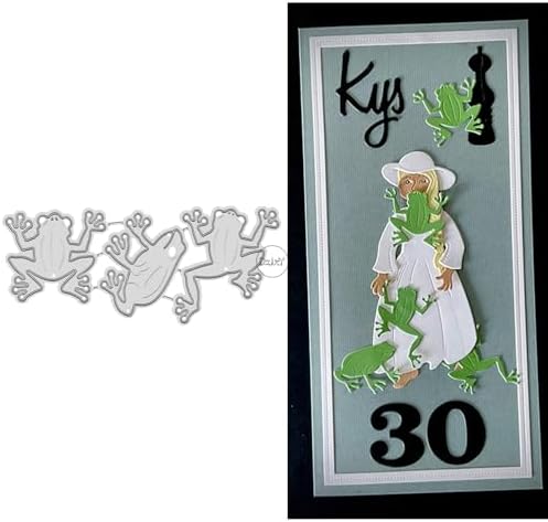 Animal Frogs Metal Cutting Dies for Card Making