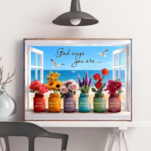 Diamond Painting Art Kits, Flowers DIY Diamond Art Home Decor