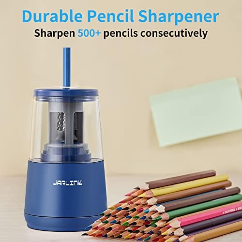 JARLINK Electric Pencil Sharpener, Heavy Duty Helical Blade, Auto Stop