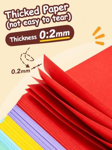 hapray 230 Sheets Origami Paper, 20 Colors 6x6 Double Sided Origami Kids 5+