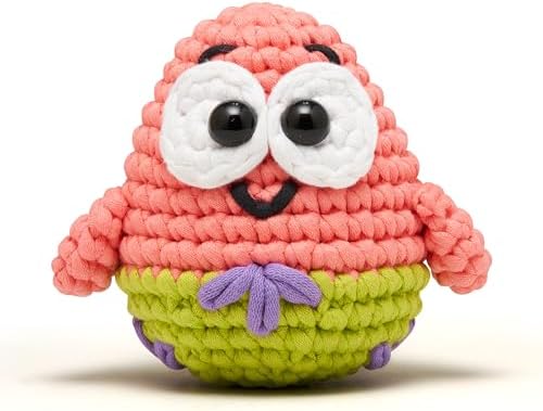 The Woobles Spongebob Crochet Kit for Beginners (Patrick Star)