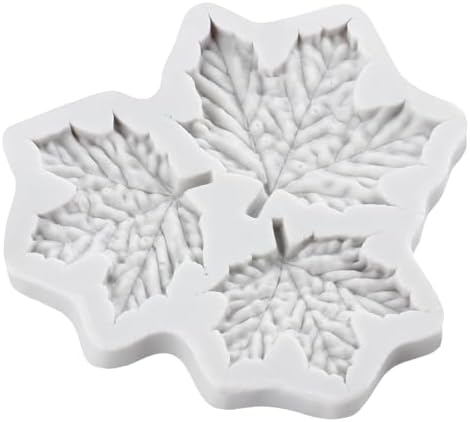 Maple Leaf Polymer Clay Mold Leaf Silicone Molds Set of 4
