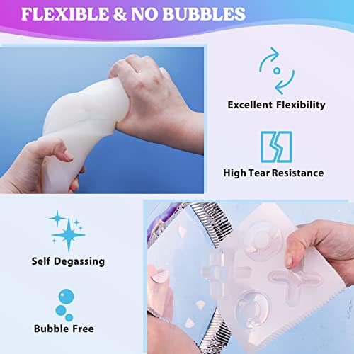 LET'S RESIN Silicone Mold Making Kit 64oz, Platinum Cured Silicone Rubber