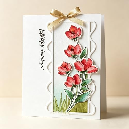 Metal Cutting Die for Scrapbooking - Cut Stencils for DIY Scrapbook Photo Album Decorative Paper Card, Card Making Supplies & Crafting Die Cut (Flower Basket 5.5 x 3.7 in)