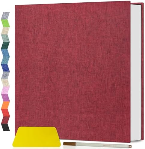 Popotop Photo Album Self Adhesive Scrapbook Album for 4x6 5x7 8x10 Pictures DIY Photo Book as Scrapbooking Supplies Kits, Birthday Gifts for Women Mom Wedding Baby Family Travel