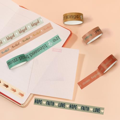 24 Rolls Back to School Washi Tape Christian Scripture Bible