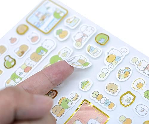 8 Sheet Colorful Sticker 500+ Adhesive Sticker Decorative Labels for Diary, Album (8 Sheet Sticker 500+)