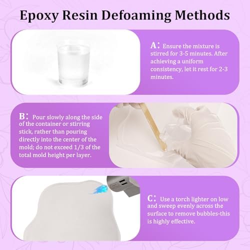 K KERNOWO Epoxy Resin Kit for Beginners, Resin Kit with Light and Molds Complete Set DIY Crafts for Adults Women, Epoxy Set with Cloud and Heart Shaped Mold, Dried Flowers and Resins Supplies-20OZ