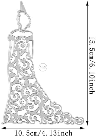 Hollow Girls Skirt Lace Metal Cutting Dies for Card Making