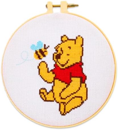 Winnie the Pooh Cross Stitch Starter Kit Set - Bundle Disney Embroidery