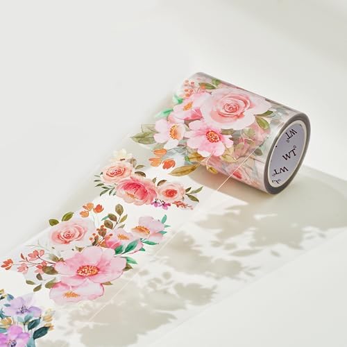 WT Flower Corridor Wide PET Tape, Floral Designs, Not Pre-Cut