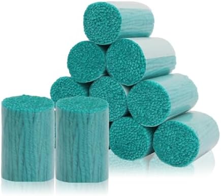 AKZYTUE 12 Rolls Latch Hook Yarn, Precut Rug Yarn for Latch Hook Kits, Crochet Yarn Bundles for Latch Hook Rug Making, DIY Tapestry Crafts for Adults & Beginners,Azure
