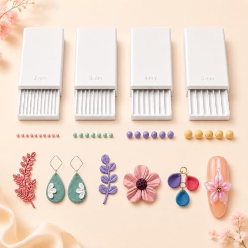 3D Print Clay Bead Roller Tool, Polymer Clay Ball Maker，White