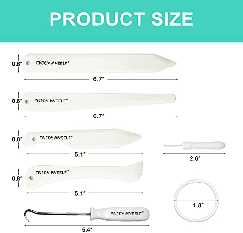 7pcs Bone folder and Scoring Tool, Paper Folding Tool, Bone Origami Creaser for Scrapbooking Card Making