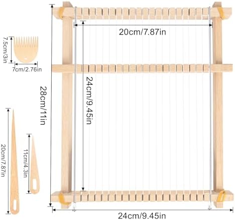 Lemonfilter 9.45x11 Weaving Loom for Kids Ages 6 8 10 Girls Beginners Gift