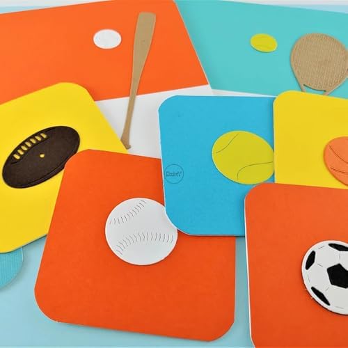 Sports Tennis Basketball Football Metal Cutting Dies for Card Making