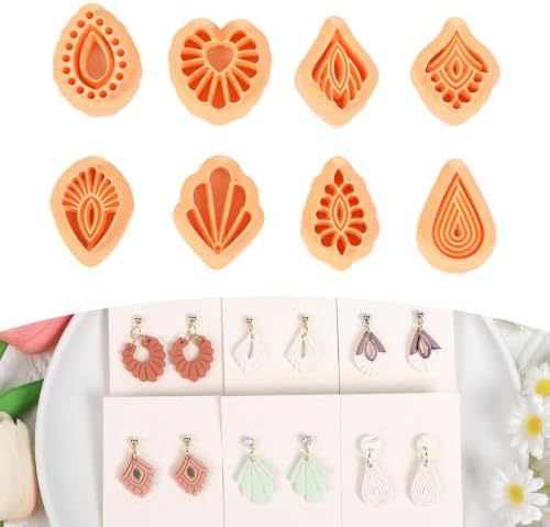 Puocaon Boho Basic Polymer Clay Cutters for Jewelry Earrings Making