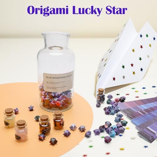Windspeed 2160 Pcs Constellations Printed Origami Star Paper Strips