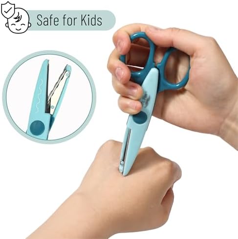 Mr. Pen- Craft Scissors Decorative Edge, 6 Pack, Sunny Meadows | Zig Zag Scissors for Crafting, Scrapbooking, Fancy, Pattern, Design