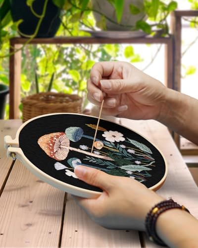 TINDTOP Embroidery Kit for Adult Beginners, Embroidery DIY Starter Kit