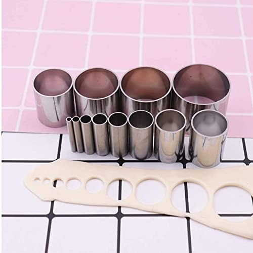 Yayatty Polymer Clay Tools, Acrylic Clay Roller, Acrylic Sheet, Rotary Cutting Mat, Round Polymer Clay Cutters with Clay Slicer Blade for Pottery and Sculpture, 22 PCS