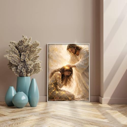 WUDWL Jesus Diamond Art Kits for Adult Diamond Painting Kits for Adults