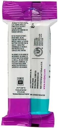 Sculpey 439309 Polyform III Polymer Clay 8 Oz: White | Non-toxic and flexible molding material for jewelry, DIY home decor, figurines, and mixed media craft projects for kids