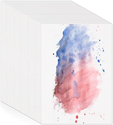 Prudiut Watercolor Paper, 120 Sheets, 5 x 7 in, 140 lb, Cold Press