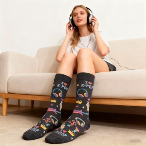 GOLIN Novelty Socks for Women - Funny Gifts for Her, Mom, Grandma and Coworker