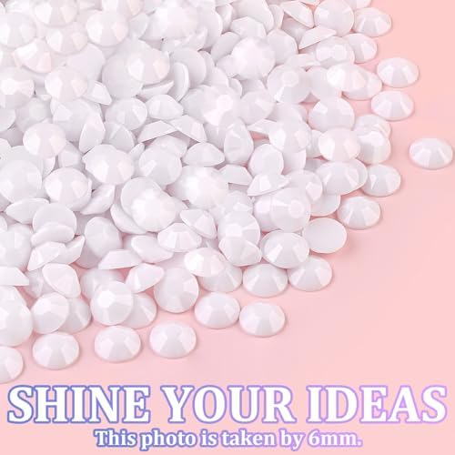 25000Pcs Resin Rhinestones with Tweezers for Crafting, White 2-6mm Mixed Sizes Bedazzling Crystal with 3Pcs 10ml B7000 Jewelry Glue for DIY Crafts Clothing Tumblers Shoes Fabric Nail Art