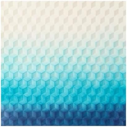BAOFALI 3D Embossing Folder for Card Making, Space Geometry Plastic Texture Fades Embossing Folder Template for Scrapbooking Cardstock Album DIY Decoration Paper Crafting 5.9x5.9inch