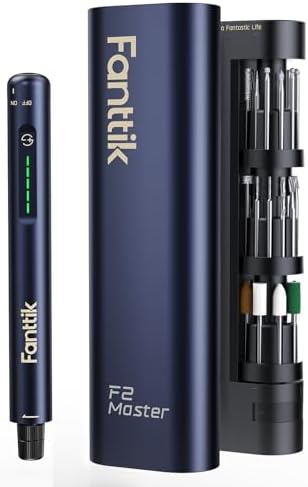 Fanttik F2 Master Mini Cordless Rotary Tool Kit for 3D Printer Sanding | Engraving Pen, NeoPulse Motor, 5 Speed, Revostor Hub, 35 Accessories, for Precision Polishing, Drilling, Carving, DIY Crafts