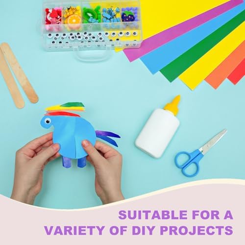 DMiotech 10x10 Inch Origami Paper Large 7 Colors Pink Square 50 Sheets