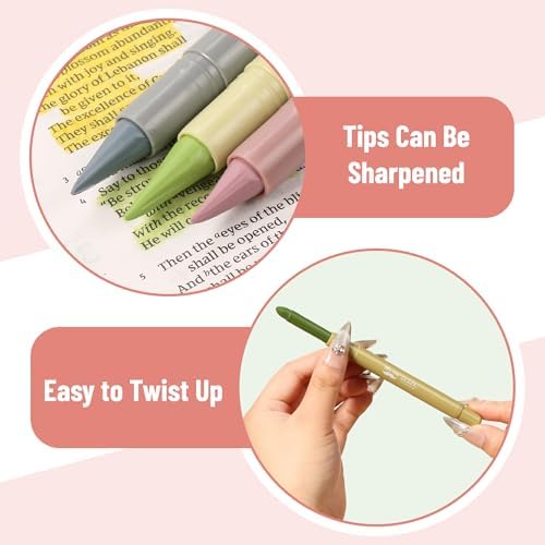 Mr. Pen- No Bleed Gel Highlighters, Soft & Muted Colors, 16 Pack