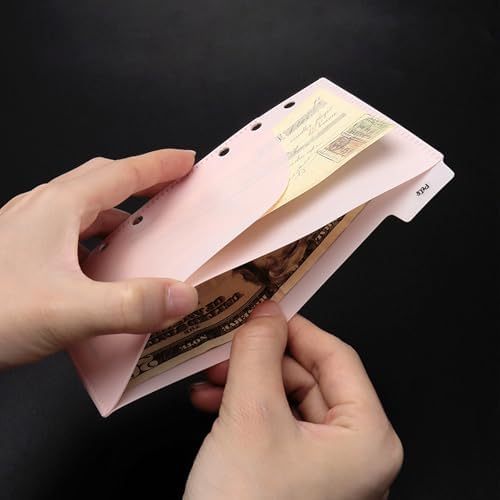 12 Pink A6 Cash Stuffing Envelopes A6 Binder Divider Pockets