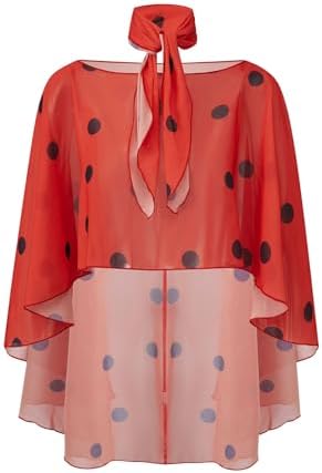 Women Sheer Poncho Shawl Top Lightweight Knit Pullover Beach Cover Up Tops