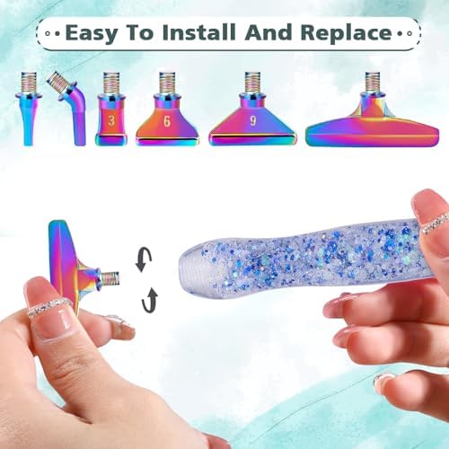 DoreenBow 13Pcs Diamond Art Tools Glow in The Dark Diamond Art Accessories