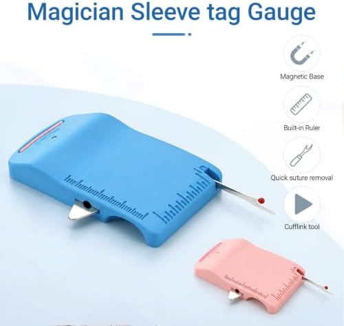 Magnetic Sewing Machine Sleeve Tool Seam Guide with Seam Ripper Ruler Scale
