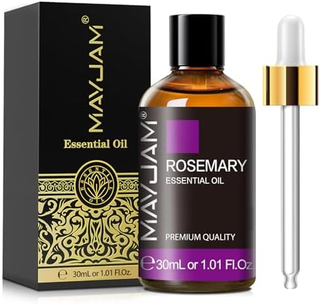 MAYJAM Rosemary Essential Oil for Hair Growth, Hair & Skin Care, 1.01fl.oz