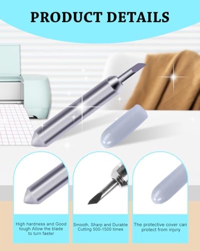 3PCS 45° Blade&Housing Compatible with Cricut Joy/Joy 2/Joy Xtra for Craft