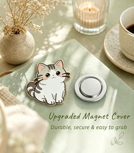 HENYANMHXH Needle Minder Magnet, Cute Magnetic Needle Holder,Kitten