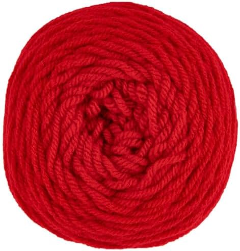 Hobby Lobby I Love This Yarn, 100% Acrylic, 270 Fire Red, Set of 2