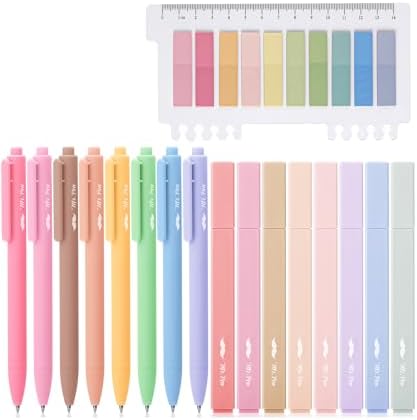 Mr. Pen- Aesthetic Highlighters and Gel Pens, 16 Pack