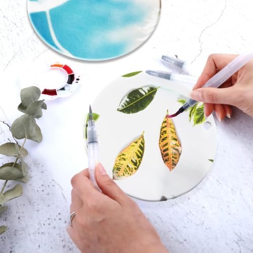 Acrylic Clear Ornament Circle Blanks, 3.5" Transparent Round Disc | 50 Pieces DIY Crafts, Christmas Tags Signs 1/16" Thick