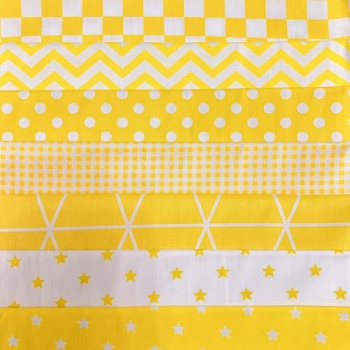 Cotton Fabric DIY Making Supplies Quilting Patchwork Fabric Fat Quarter Bundles DIY for Quilting Cotton Patchwork Cushions (Crown Bear, 20" x 20")