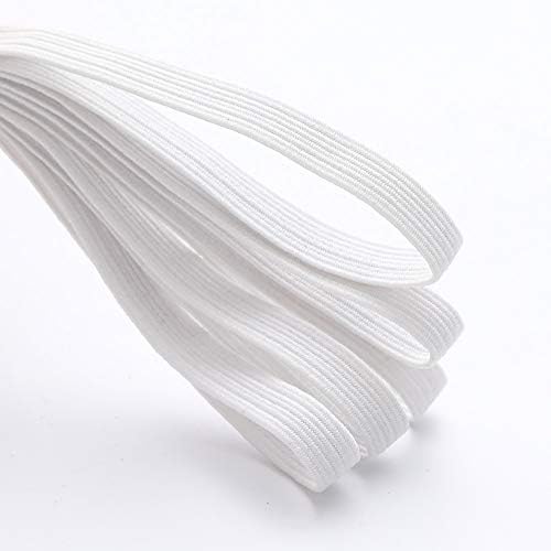 Airisoer Elastic Bands for Sewing 1/4 Inch x 12 Yards, White