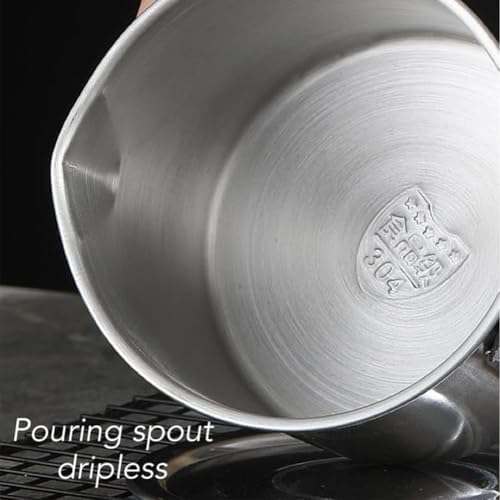 Candle Making Pouring Pot, Stainless Steel Wax Melting Pot with Heat-Resistant Handle, Double Boiler Candle Making Pitcher with Dripless Pouring Spout Design