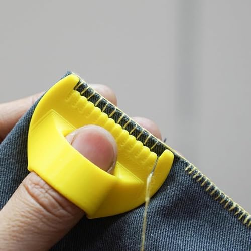 2mm-6mm Seam Guide for Hand Sewing Edge Lockranding Tool 5 PCS Set for Leather/Fabric/Craft Sew, Yellow