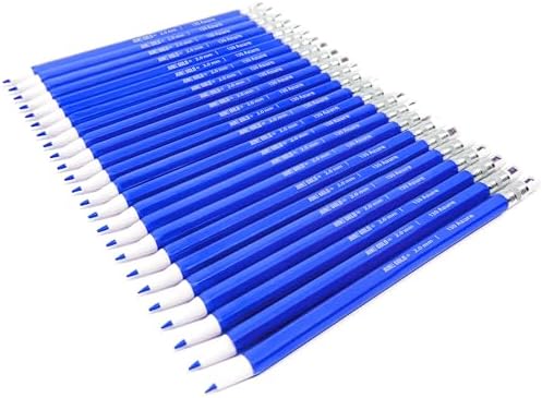 June Gold 24 Blue 2.0 mm Mechanical Pencils/w Blue Leads & Rear Sharpener